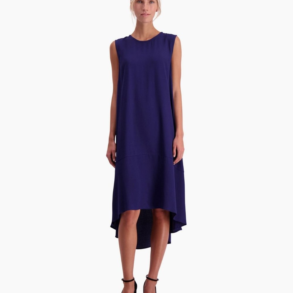 Marimekko Ulappa Solid high low tank dress size 36